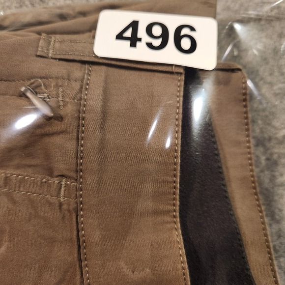 Abercrombie & Fitch Shorts Mens 34 Brown A&F All Day Stretch Chino‎ Flat Front - Picture 8 of 8